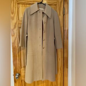 Vintage Woodward and Lothrop 100% Cashmere Coat